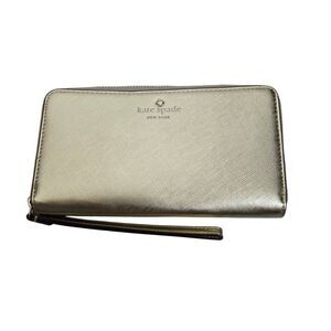Kate Spade Wallet New York Gold Zipper Wristlet